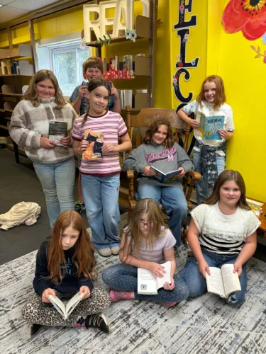 Books on a roll